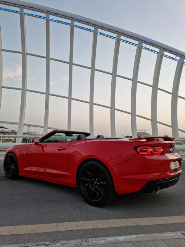  Red Chevrolet Camaro V8 cabrio Photo 2