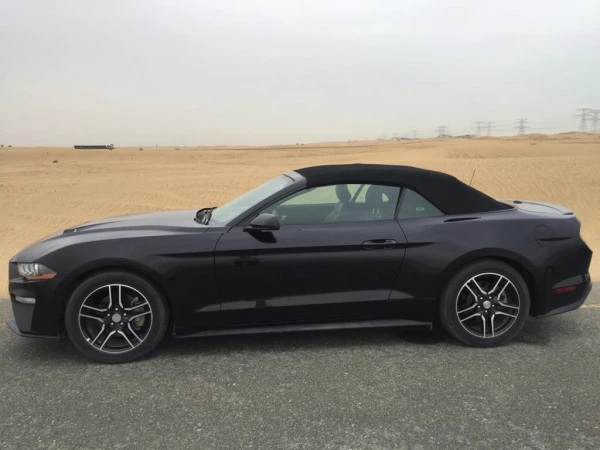  Black Ford Mustang Convertible Photo 4
