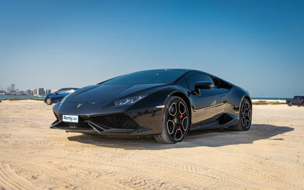  Black Lamborghini Huracan Photo 2