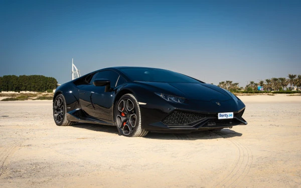  Black Lamborghini Huracan Photo 3