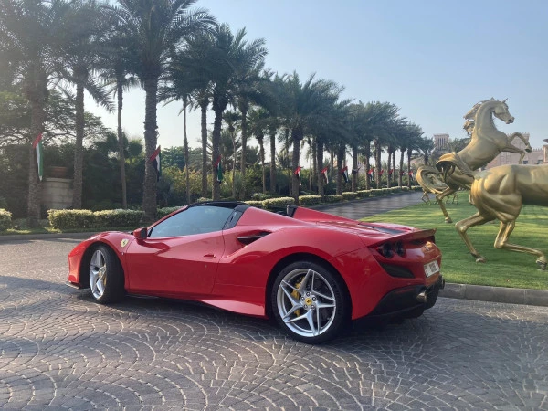  Red Ferrari F8 Spider Photo 3