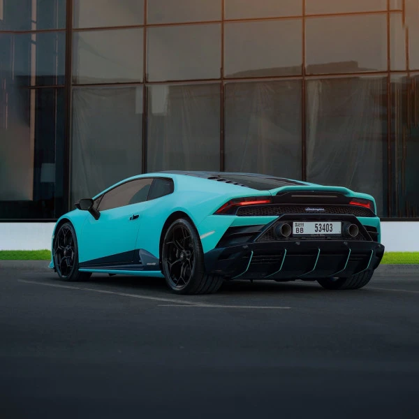  Blue Lamborghini Huracan Photo 5