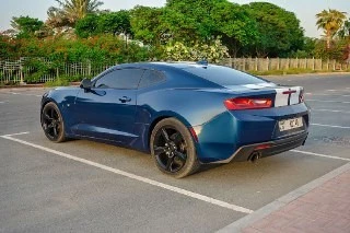  Dark Blue Chevrolet Camaro Photo 2