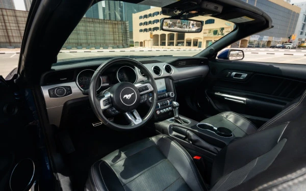  Dark Blue Ford Mustang cabrio Photo 5