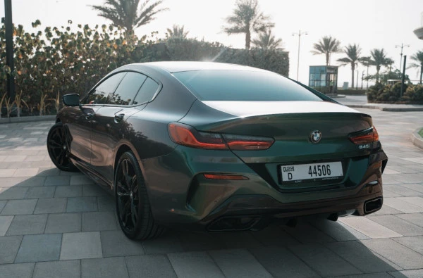  Green BMW 840 Grand Coupe Photo 2