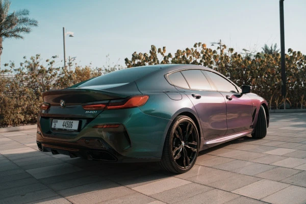  Green BMW 840 Grand Coupe Photo 4