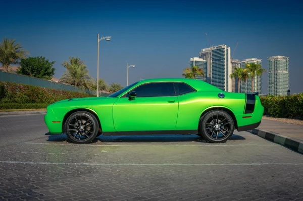  Green Dodge Challenger Photo 3