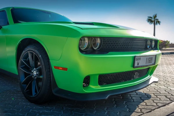  Green Dodge Challenger Photo 6