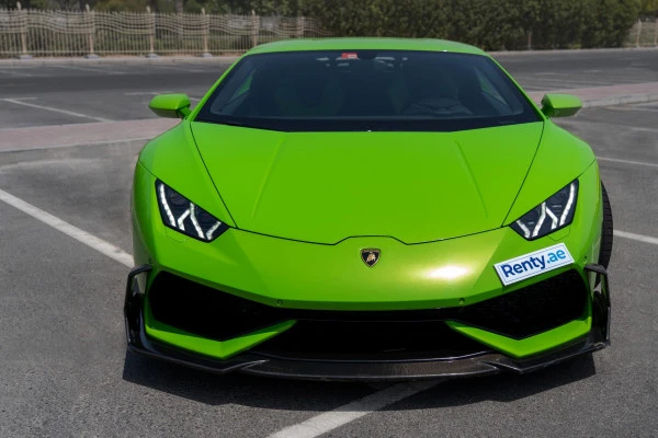  Green Lamborghini Huracan Photo 5