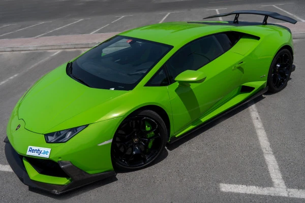  Green Lamborghini Huracan Photo 7