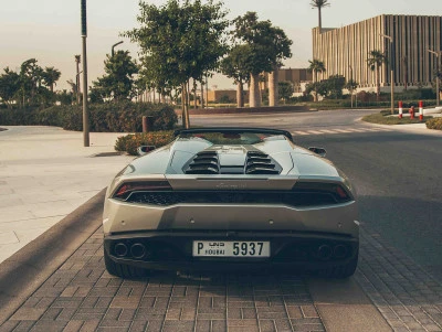  Silver Lamborghini Huracan Spyder LP-610 Photo 7