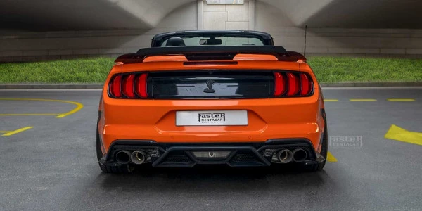  Orange Ford Mustang Photo 4