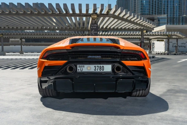  Orange Lamborghini Huracan Photo 4