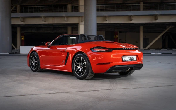  Orange Porsche Boxster 718 Photo 4