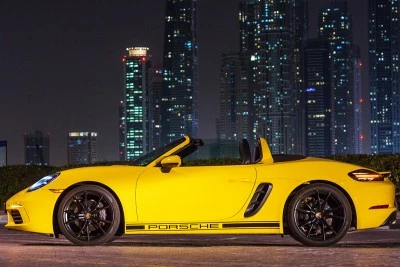  Yellow Porsche Boxster 718 Photo 6