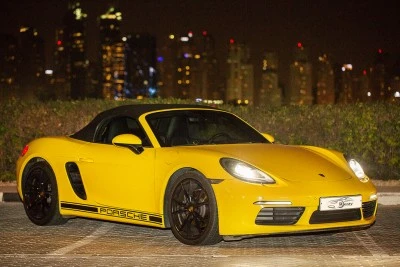  Yellow Porsche Boxster 718 Photo 2