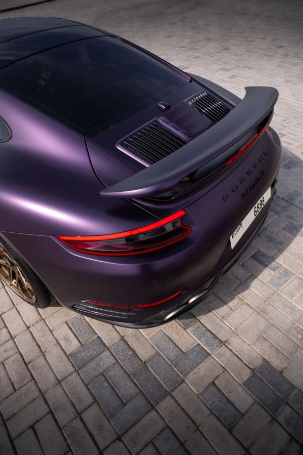  Purple Porsche 911 Turbo S Photo 3
