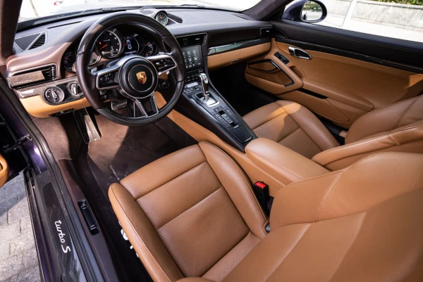  Purple Porsche 911 Turbo S Photo 4