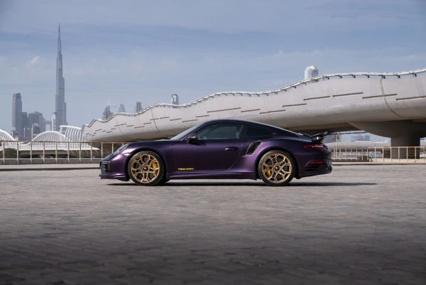  Purple Porsche 911 Turbo S Photo 8