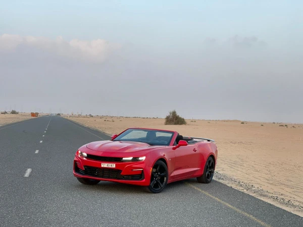  Red Chevrolet Camaro Convertible Photo 2