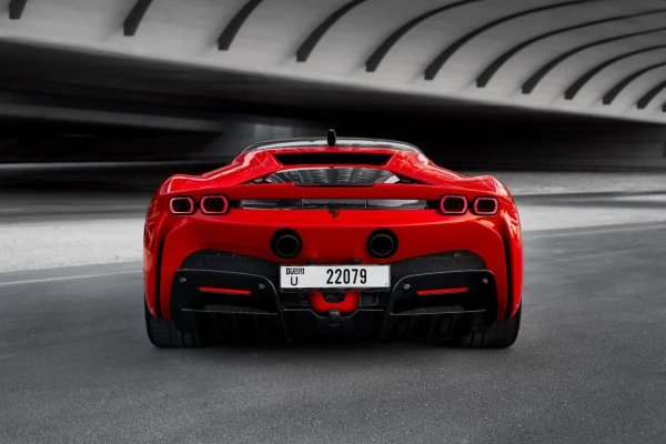  Red Ferrari SF90 Stradale Photo 3