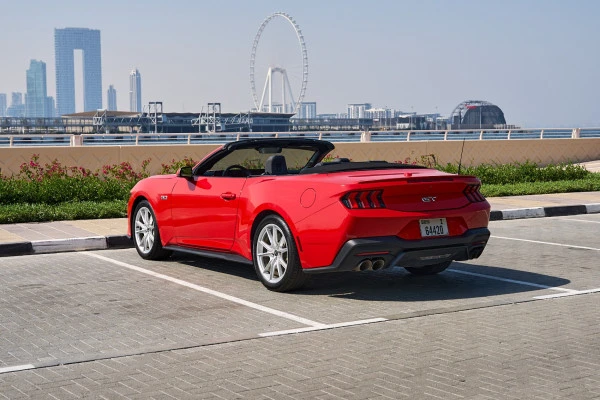  Red Ford Mustang V8 5.0L cabrio Photo 5