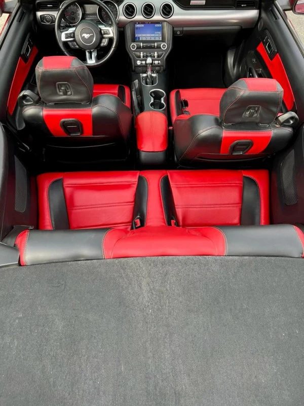  Red Ford Mustang Convertible Photo 5