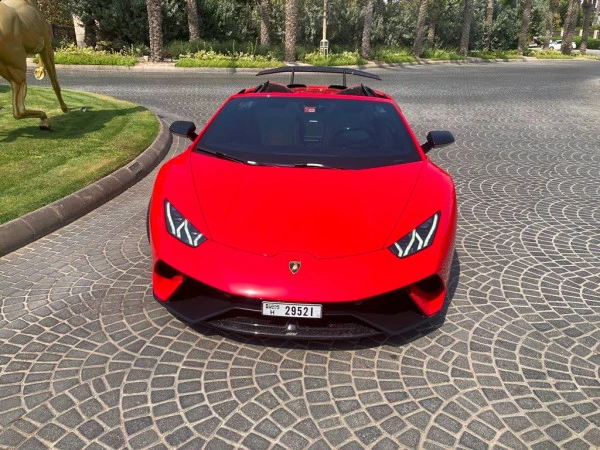  Red Lamborghini Huracan Performante Spyder Photo 4