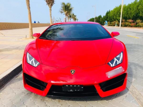  Red Lamborghini Huracan Photo 6