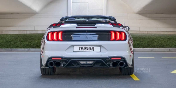  White Ford Mustang Eco-boost Photo 2