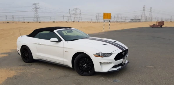  White Ford Mustang GT Photo 3