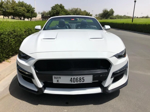  White Ford Mustang Photo 3