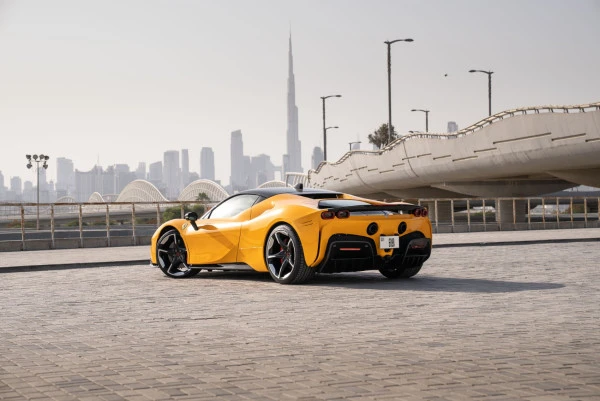  Yellow Ferrari SF90 Photo 4