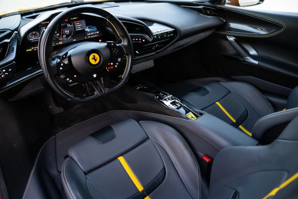  Yellow Ferrari SF90 Photo 7