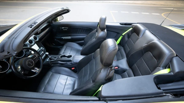  Yellow Ford Mustang Photo 2