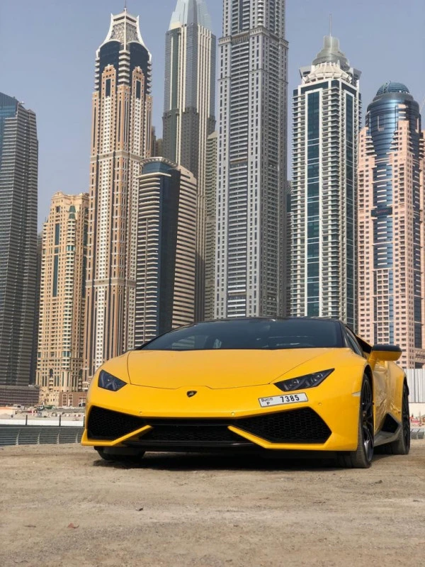  Yellow Lamborghini Huracan Photo 5