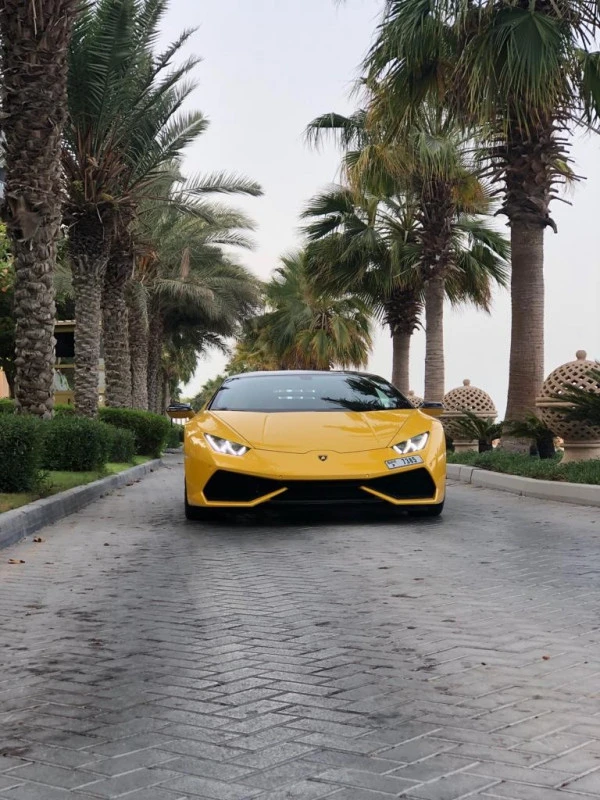  Yellow Lamborghini Huracan Photo 6