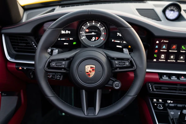  Yellow Porsche 911 Turbo S Photo 7