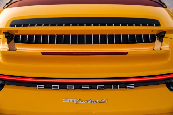  Yellow Porsche 911 Turbo S Photo 18