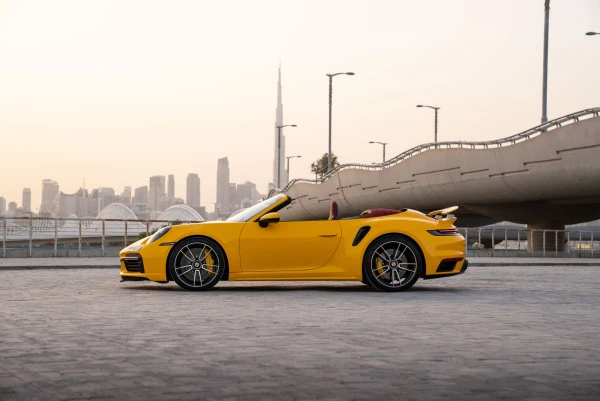  Yellow Porsche 911 Turbo S Photo 20