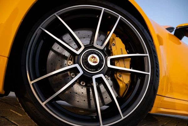  Yellow Porsche 911 Turbo S Photo 24